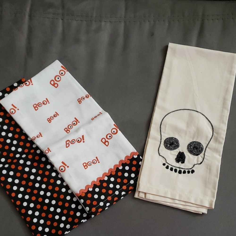 Spoon Halloween Kitchen Towels